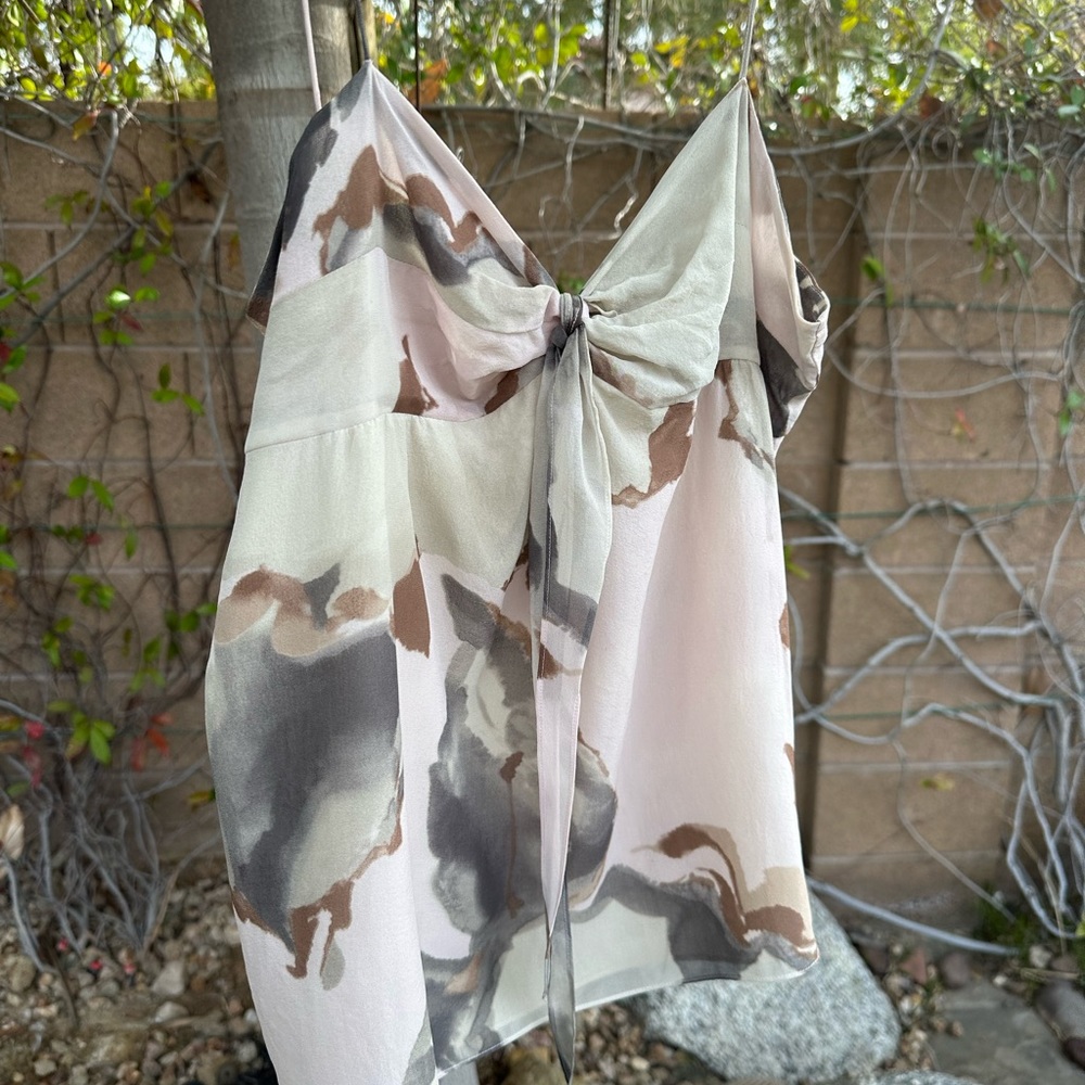 Theory silk/spandex tank shell
